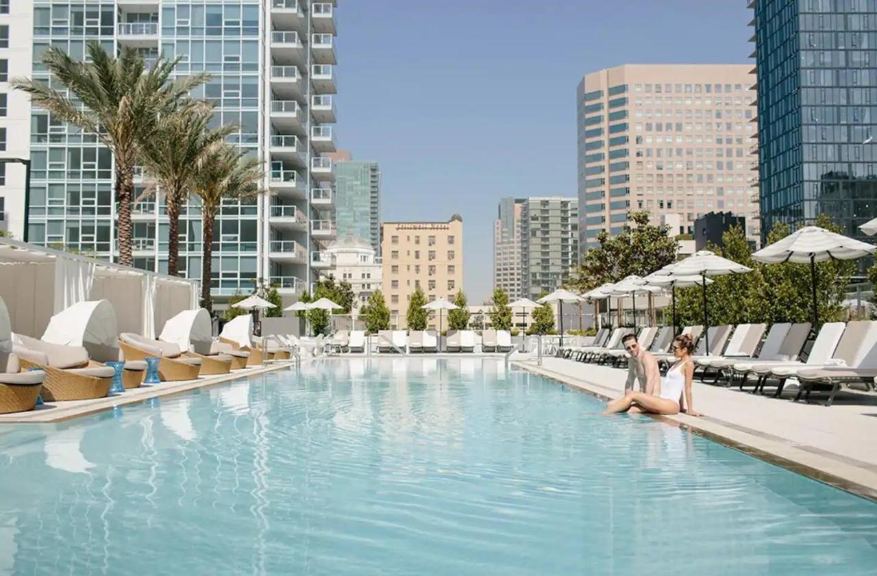 Level Downtown La South Olive Hotel Los Angeles Exterior foto