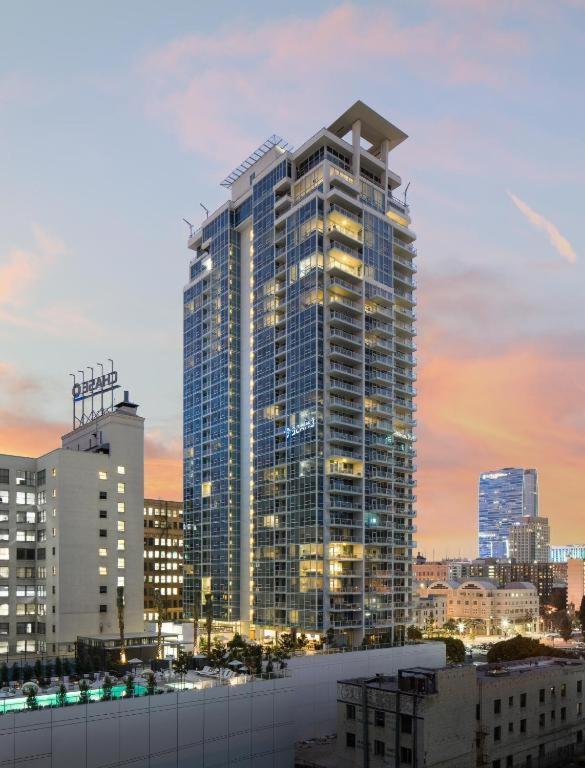 Level Downtown La South Olive Hotel Los Angeles Exterior foto