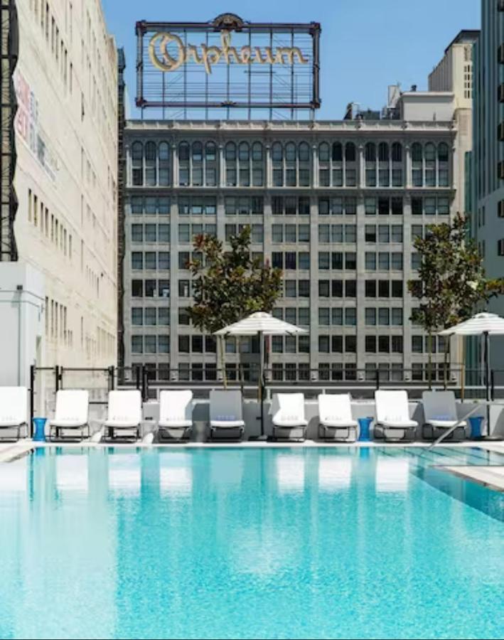 Level Downtown La South Olive Hotel Los Angeles Exterior foto