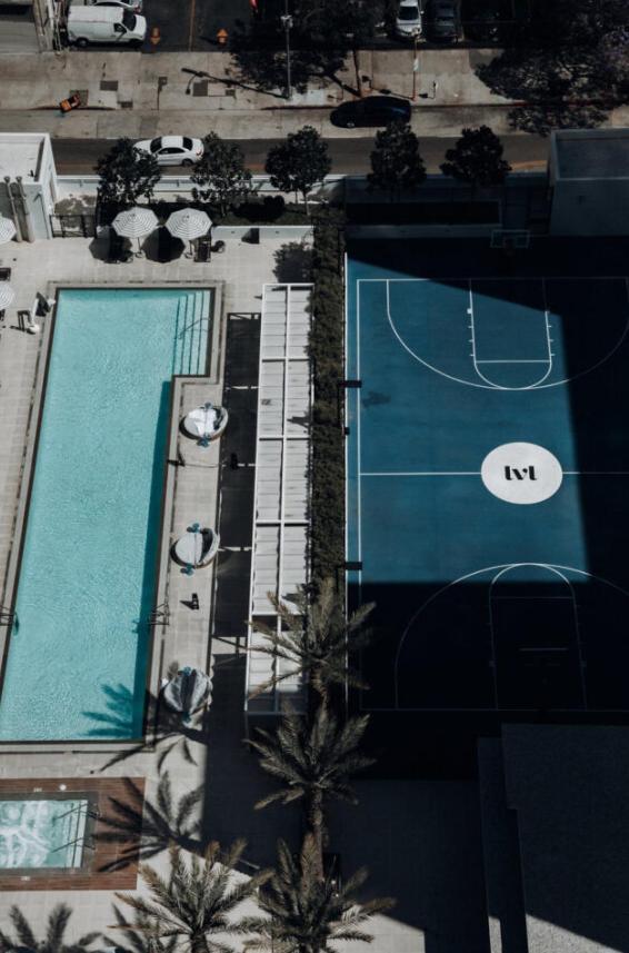 Level Downtown La South Olive Hotel Los Angeles Exterior foto